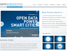 Tablet Screenshot of datascienceseries.com